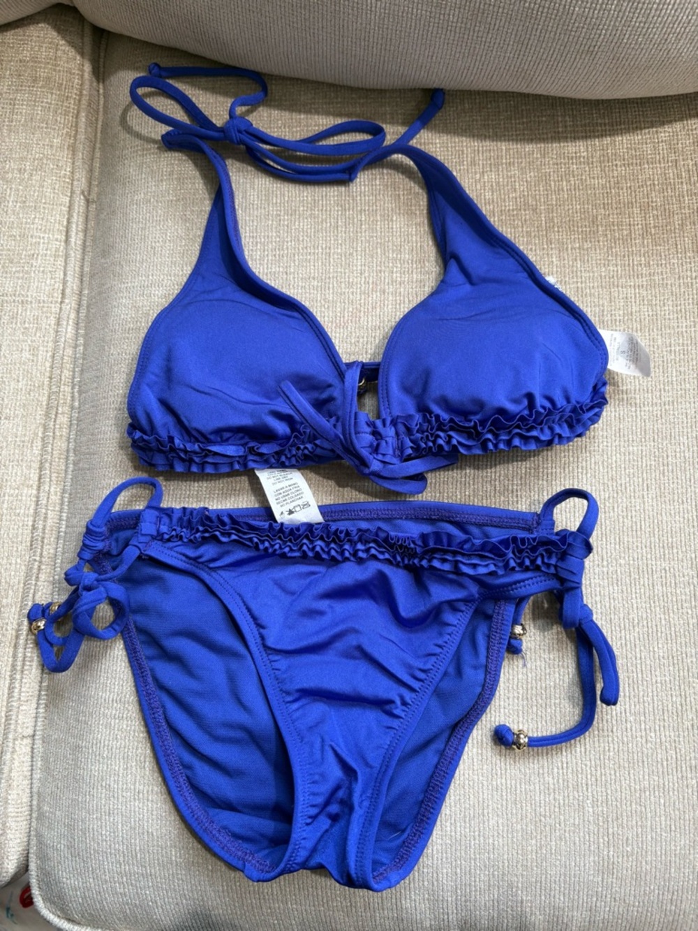 Rampage Violet Y2K Bikini w/ ruffles Size Small